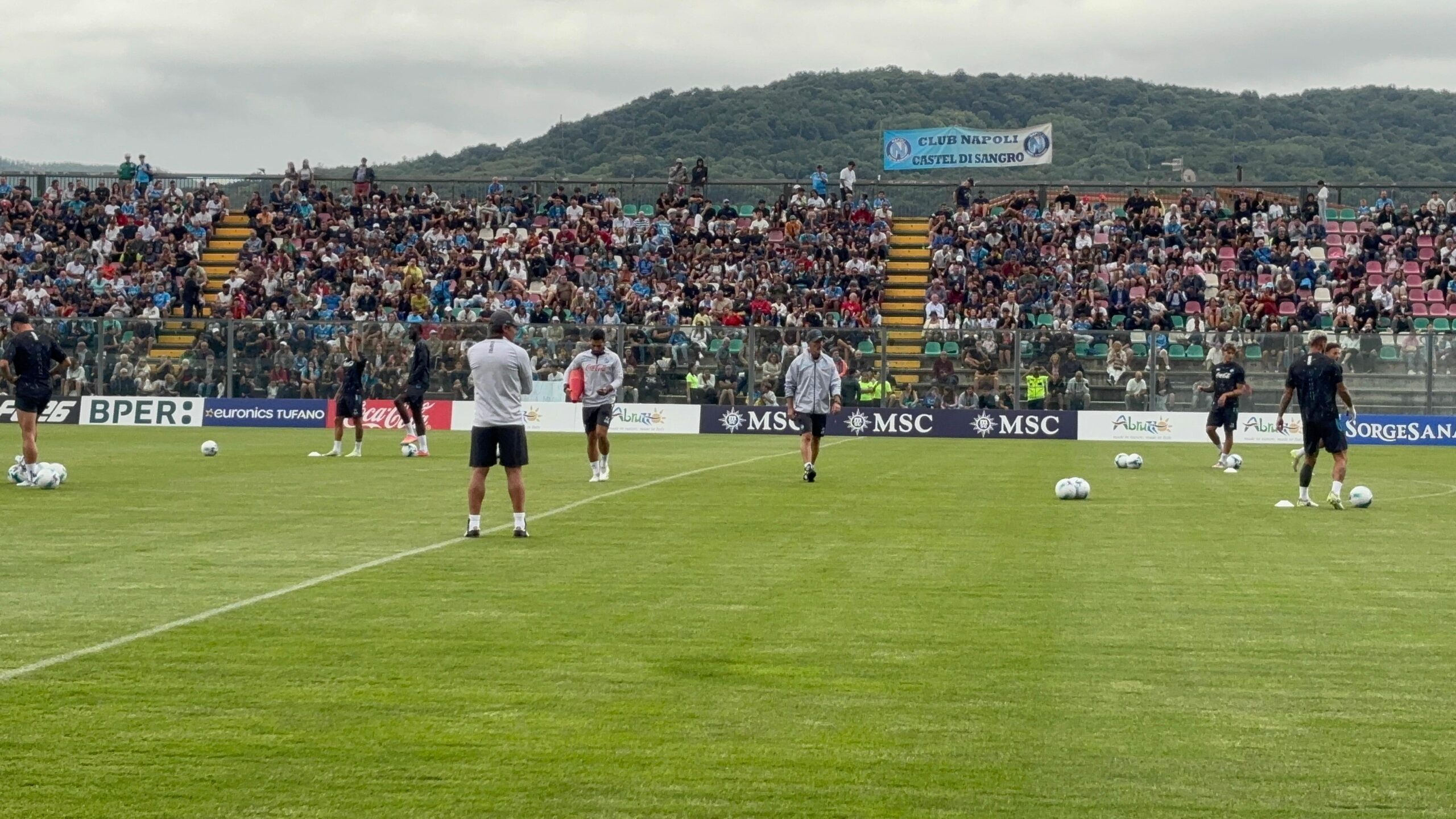 Il ritiro del Napoli a Castel di Sangro
