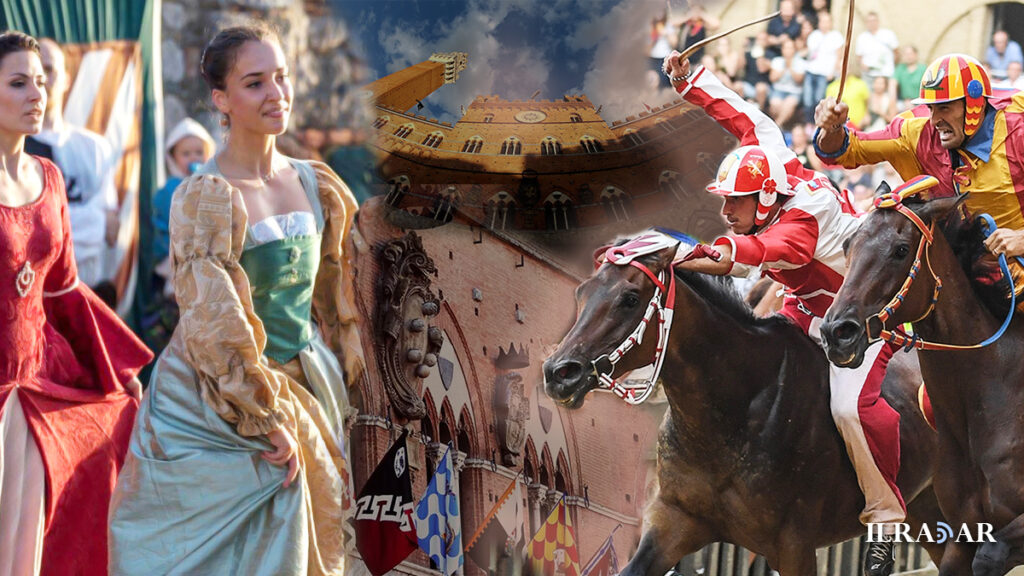 Immagini del Palio di Siena